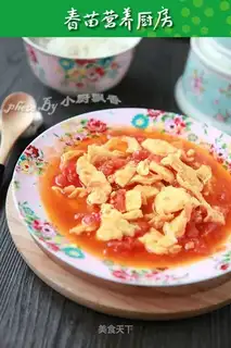 Tomato fried eggs