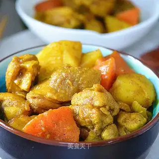 Curry potato chicken