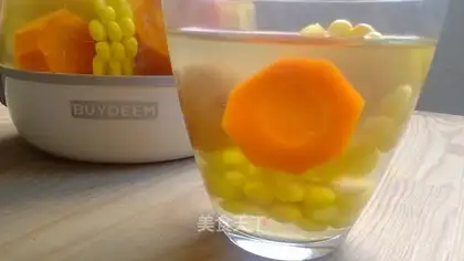 Corn carrot soup