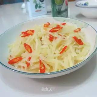 Dry potatoes