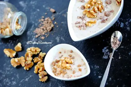 Banana walnut ice cream