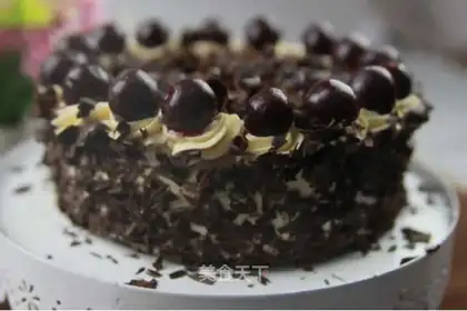 Black forest cheesecake
