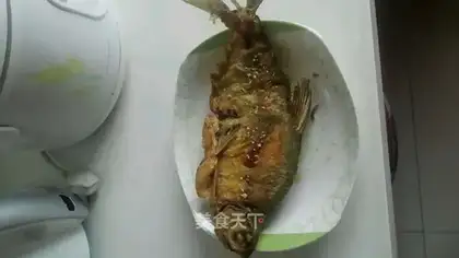 Fried mackerel