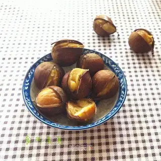 Salt plate chestnuts