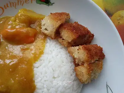 Family makes pork curry