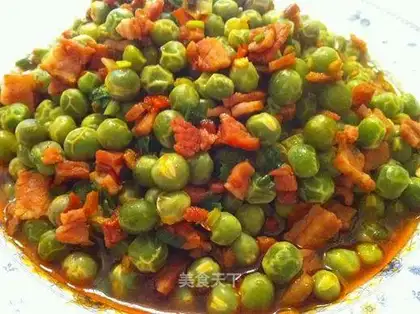 Hot and sour bacon and green beans