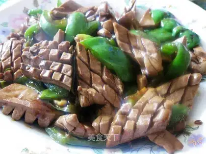 stir-fried kidney flower