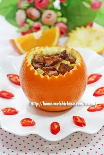 Orange and cumin mutton cup