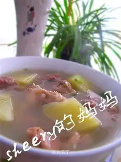 Stewed mutton with potatoes