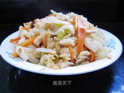 Chicken fried noodles