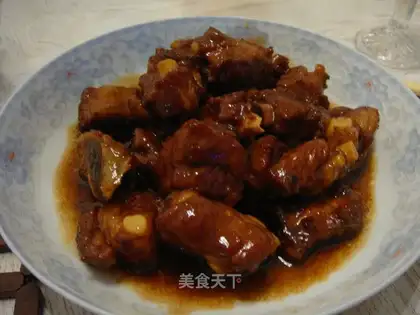 braised pork ribs