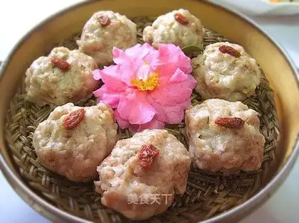 Taro meatballs