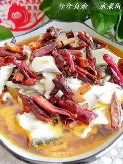 boiled fish