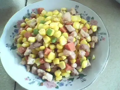 Lazy Cuisine, Diced Corn and Pork