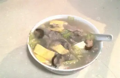 Pork potato flour