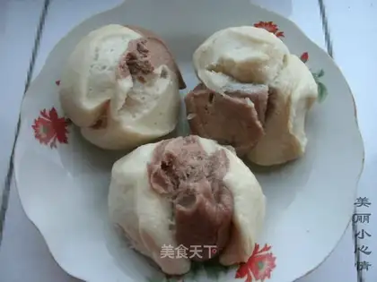 flowering steamed buns