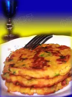 Bean dregs pumpkin egg cake