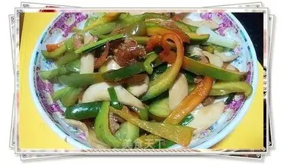 stir-fried vegetables with dried shrimps
