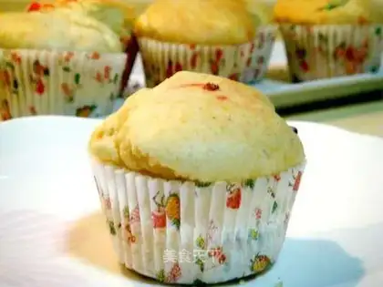 Double soy milk flavored muffin