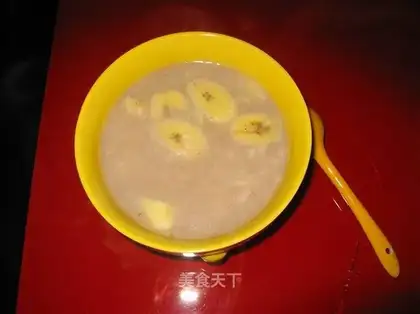 Banana porridge
