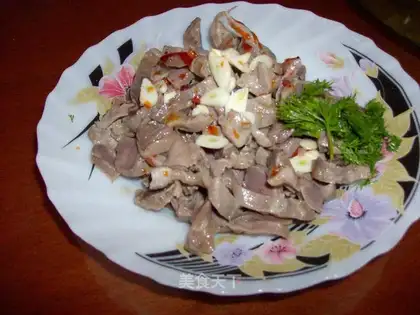 Cold chicken gizzards