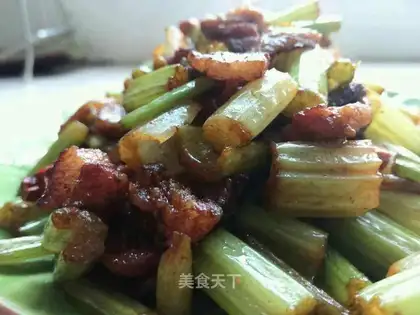 The celery is made of meat