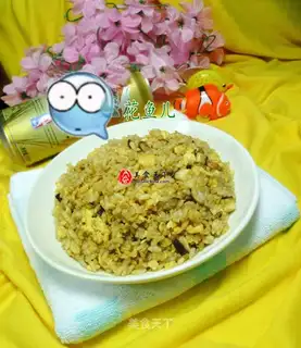 Egg mushroom fried rice