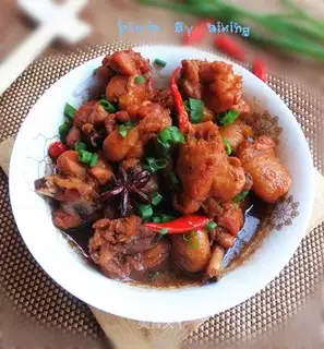 Red chicken legs