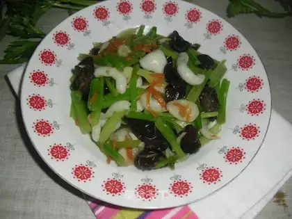 Lily's ear and celery