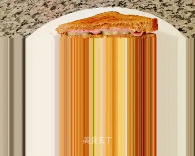 Cheese ham sandwich