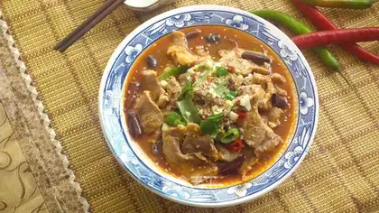 Boiled meat