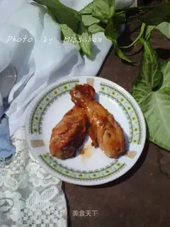 Roasted chicken legs