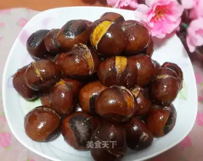 Baked chestnuts