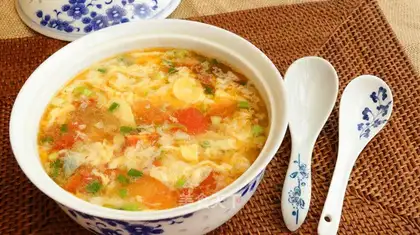 Tomato egg soup