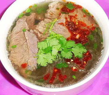 Beef fan soup