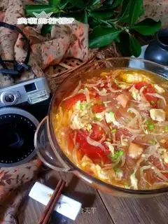 Potatoe egg soup