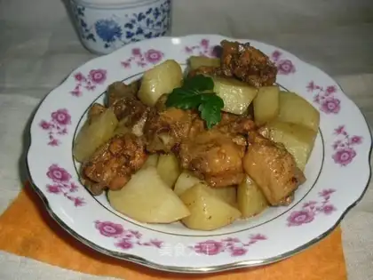 Potato fried chicken wings