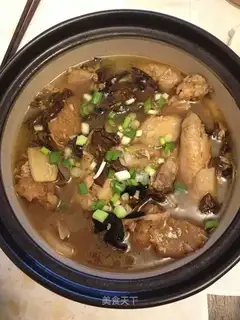 The chicken fin soup