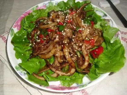 Spicy squid