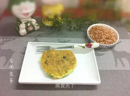 Red rice pancakes