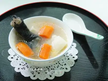 The chicken soup