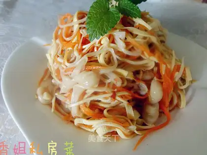 Spicy golden needle mushrooms