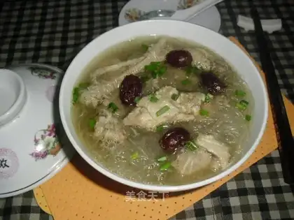 Chicken fan soup