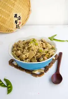Twin mushroom rice