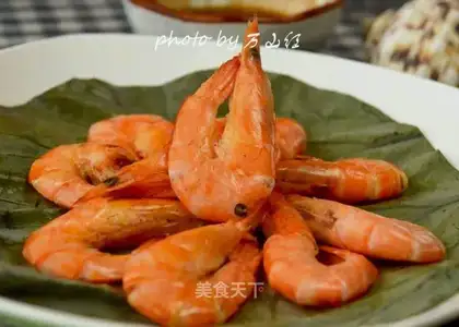 Herbal roasted shrimp
