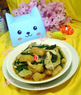 Soybean tofu mushrooms