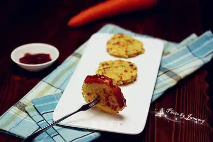 Ham rice cake