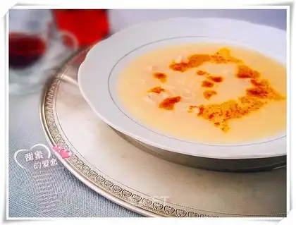 Turkish cow belly soup
