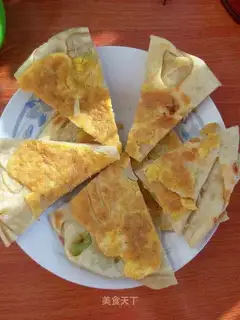 Egg onion waffles
