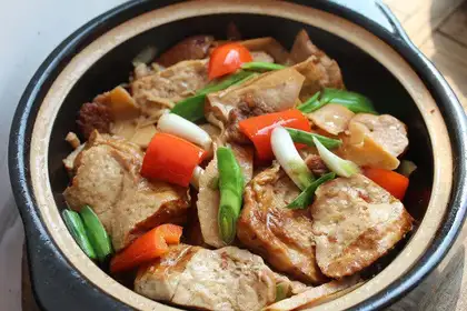 Secret stew tofu dry